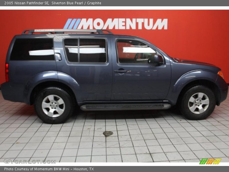 Silverton Blue Pearl / Graphite 2005 Nissan Pathfinder SE