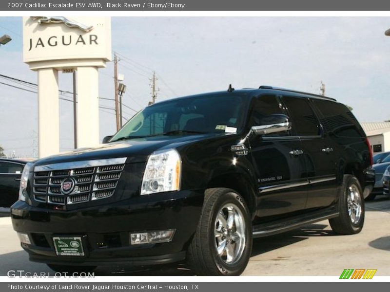 Black Raven / Ebony/Ebony 2007 Cadillac Escalade ESV AWD