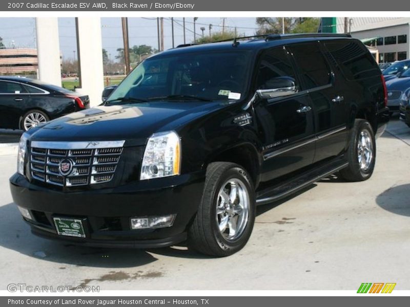 Black Raven / Ebony/Ebony 2007 Cadillac Escalade ESV AWD
