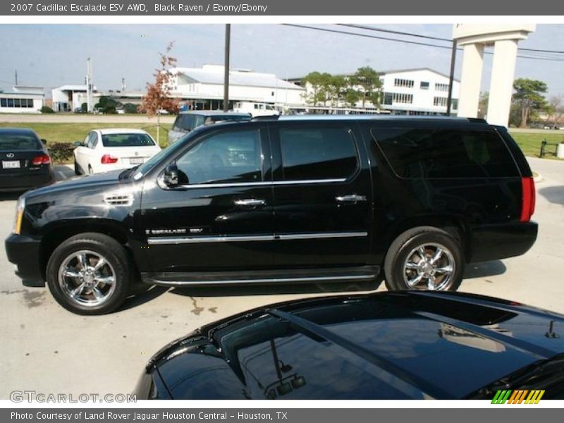 Black Raven / Ebony/Ebony 2007 Cadillac Escalade ESV AWD