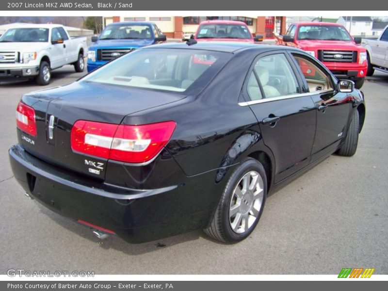 Black / Sand 2007 Lincoln MKZ AWD Sedan