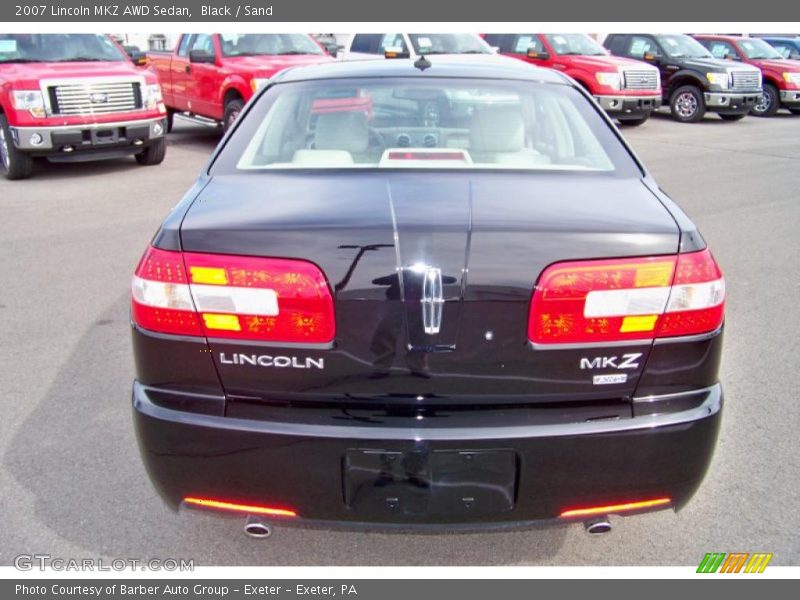 Black / Sand 2007 Lincoln MKZ AWD Sedan