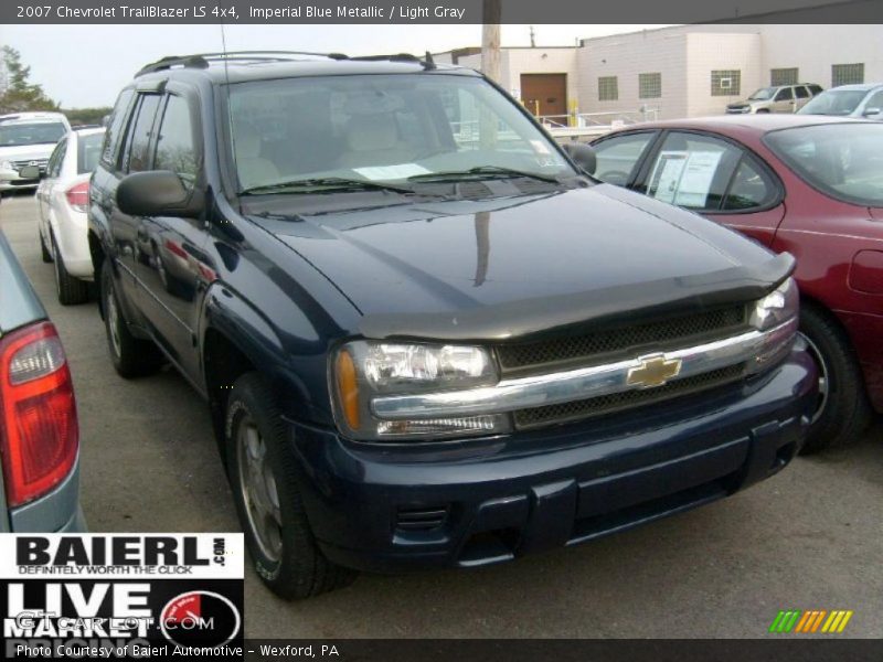 Imperial Blue Metallic / Light Gray 2007 Chevrolet TrailBlazer LS 4x4
