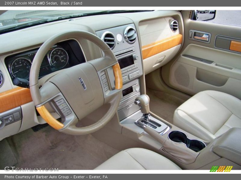 Black / Sand 2007 Lincoln MKZ AWD Sedan