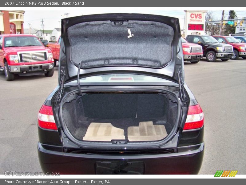 Black / Sand 2007 Lincoln MKZ AWD Sedan