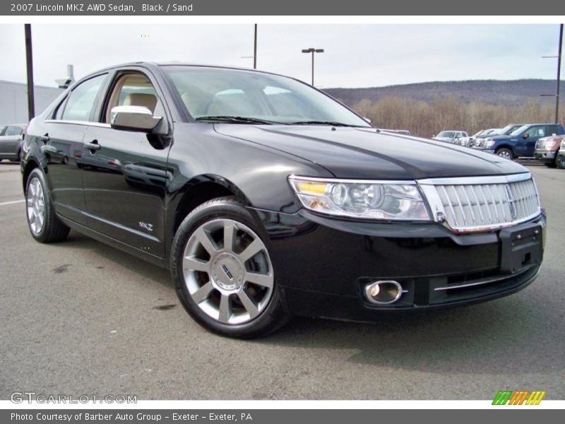 Black / Sand 2007 Lincoln MKZ AWD Sedan