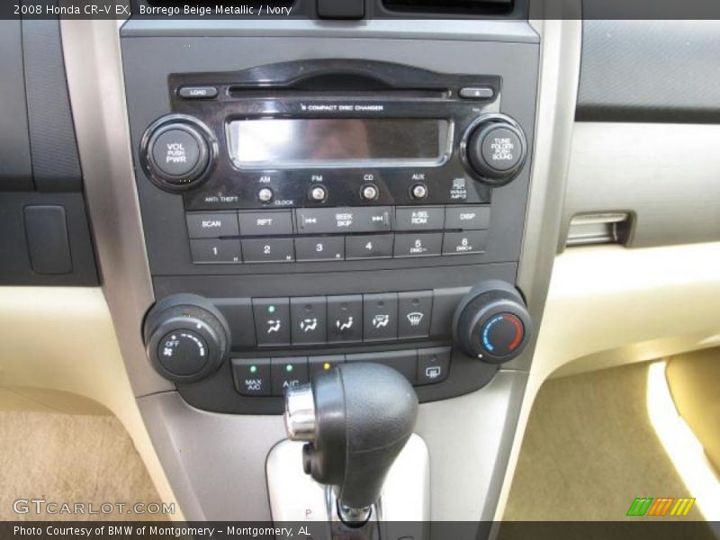 Controls of 2008 CR-V EX