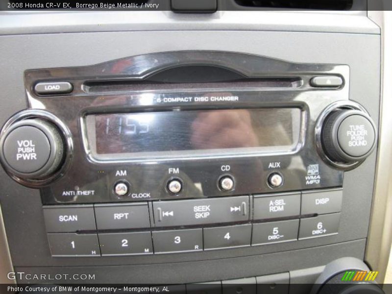 Controls of 2008 CR-V EX