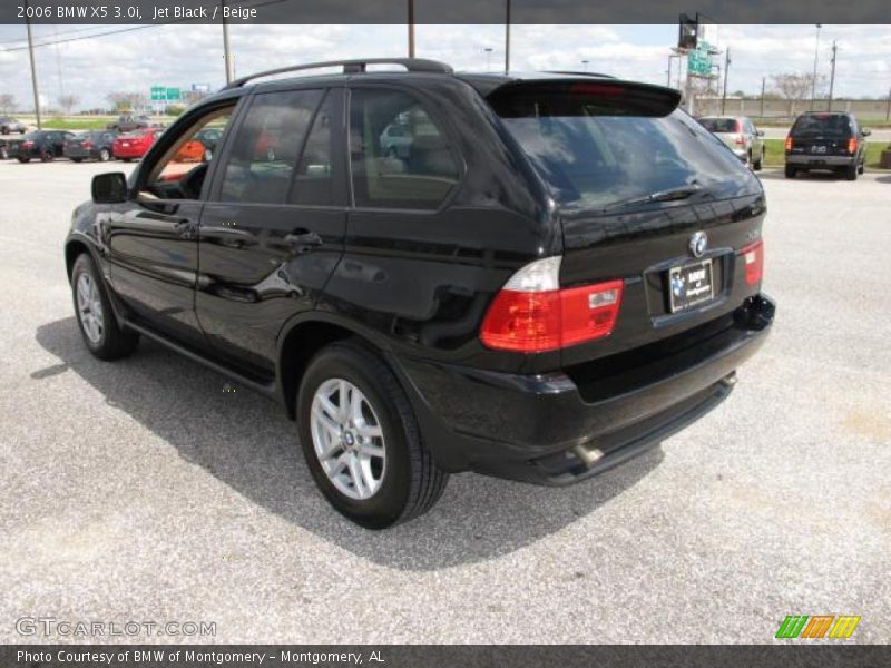 Jet Black / Beige 2006 BMW X5 3.0i