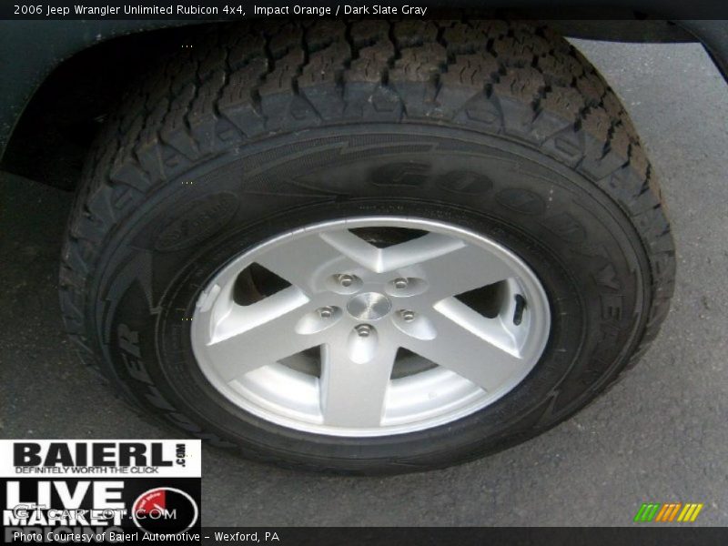 Impact Orange / Dark Slate Gray 2006 Jeep Wrangler Unlimited Rubicon 4x4