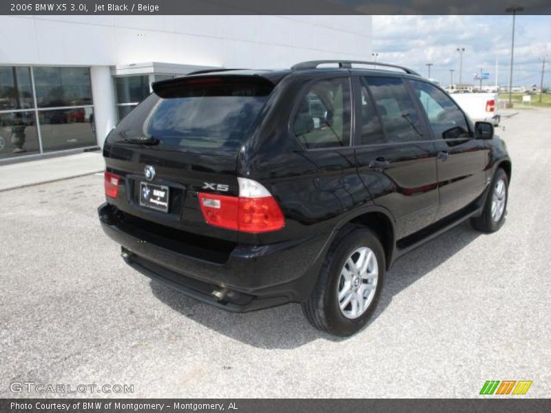 Jet Black / Beige 2006 BMW X5 3.0i