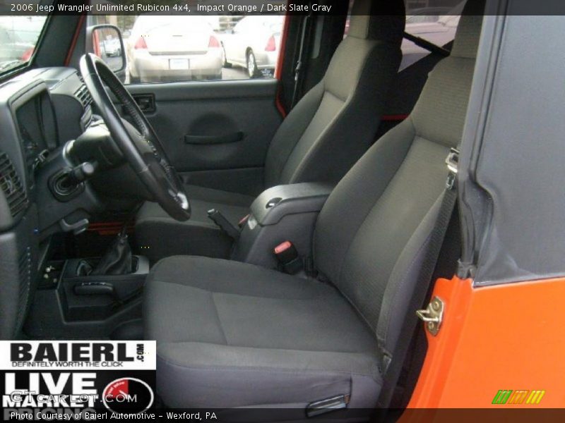 Impact Orange / Dark Slate Gray 2006 Jeep Wrangler Unlimited Rubicon 4x4