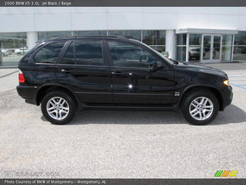 Jet Black / Beige 2006 BMW X5 3.0i