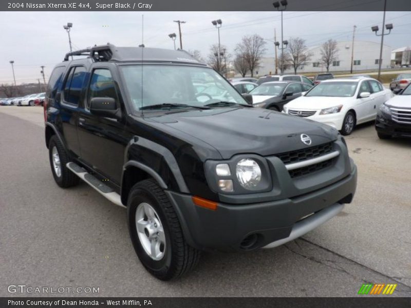 Super Black / Gray 2004 Nissan Xterra XE 4x4