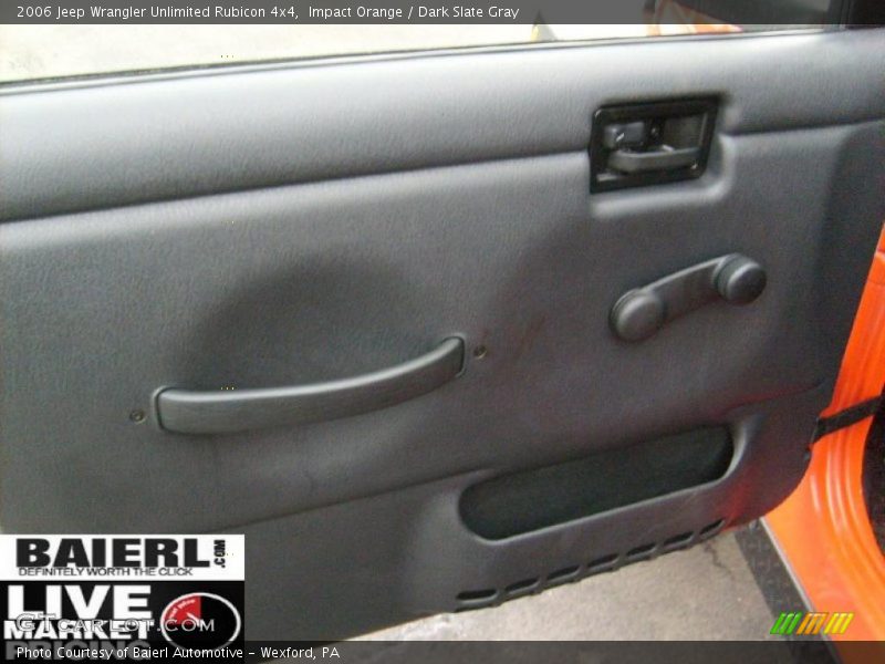 Impact Orange / Dark Slate Gray 2006 Jeep Wrangler Unlimited Rubicon 4x4