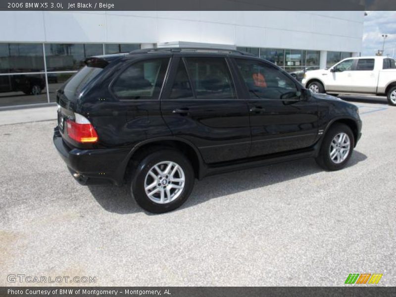 Jet Black / Beige 2006 BMW X5 3.0i