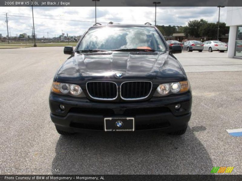 Jet Black / Beige 2006 BMW X5 3.0i