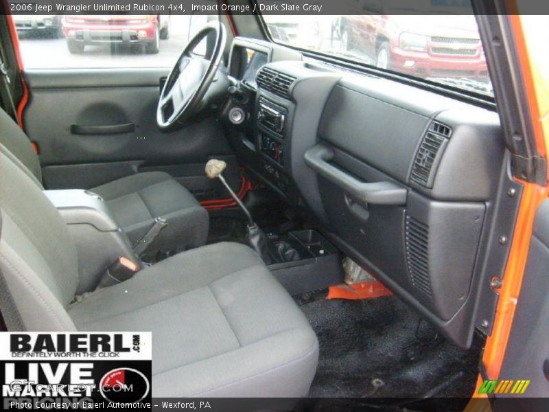 Impact Orange / Dark Slate Gray 2006 Jeep Wrangler Unlimited Rubicon 4x4