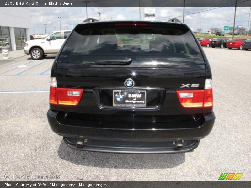 Jet Black / Beige 2006 BMW X5 3.0i