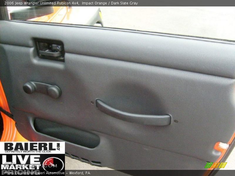 Impact Orange / Dark Slate Gray 2006 Jeep Wrangler Unlimited Rubicon 4x4