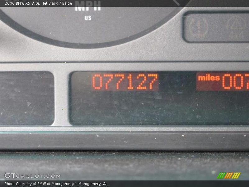 Jet Black / Beige 2006 BMW X5 3.0i