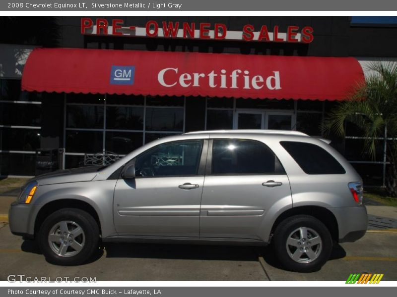 Silverstone Metallic / Light Gray 2008 Chevrolet Equinox LT