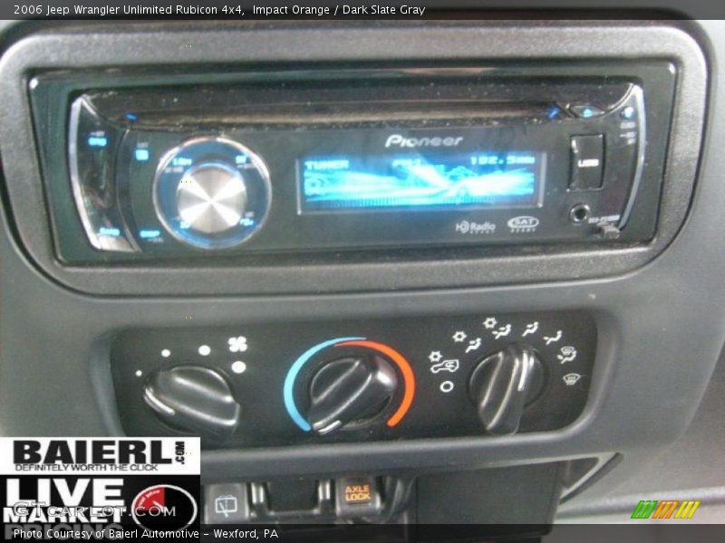 Impact Orange / Dark Slate Gray 2006 Jeep Wrangler Unlimited Rubicon 4x4