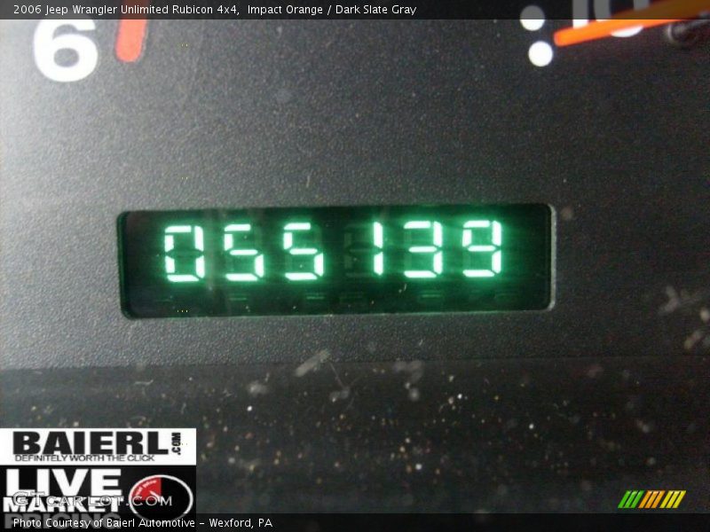 Impact Orange / Dark Slate Gray 2006 Jeep Wrangler Unlimited Rubicon 4x4