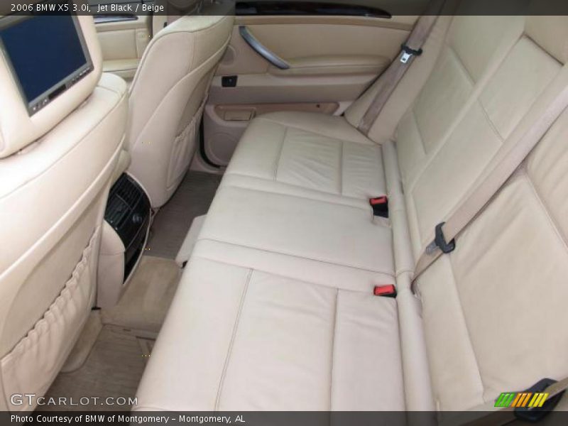 Jet Black / Beige 2006 BMW X5 3.0i
