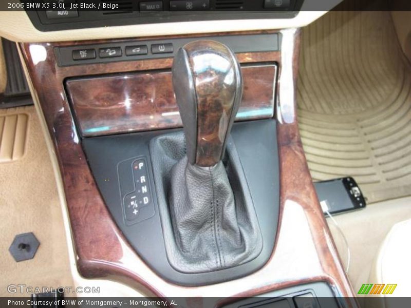 Jet Black / Beige 2006 BMW X5 3.0i