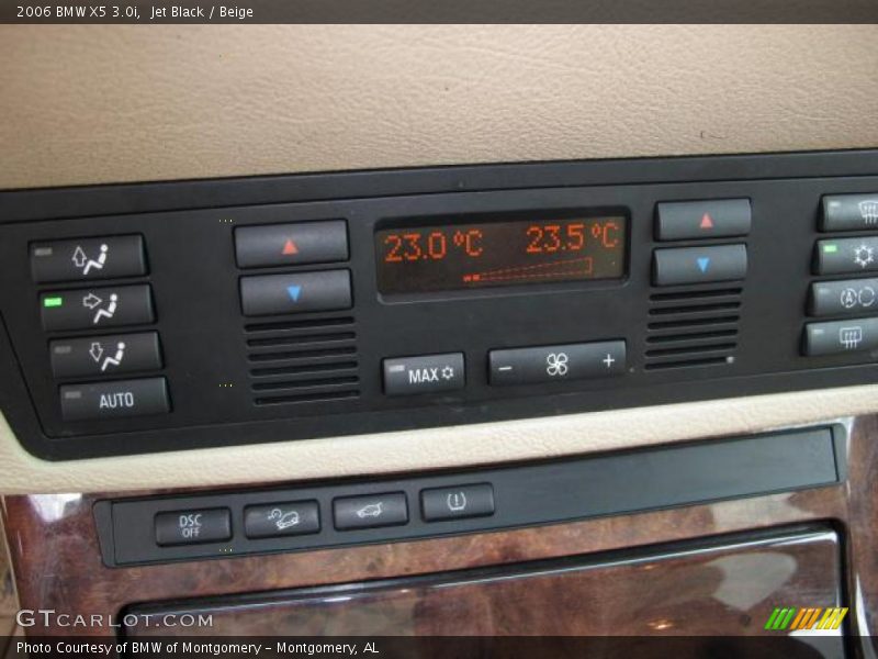 Jet Black / Beige 2006 BMW X5 3.0i