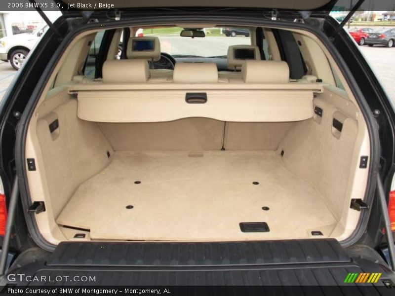Jet Black / Beige 2006 BMW X5 3.0i