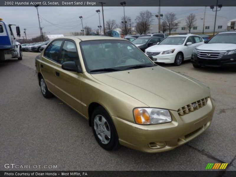 Front 3/4 View of 2002 Accent GL Sedan