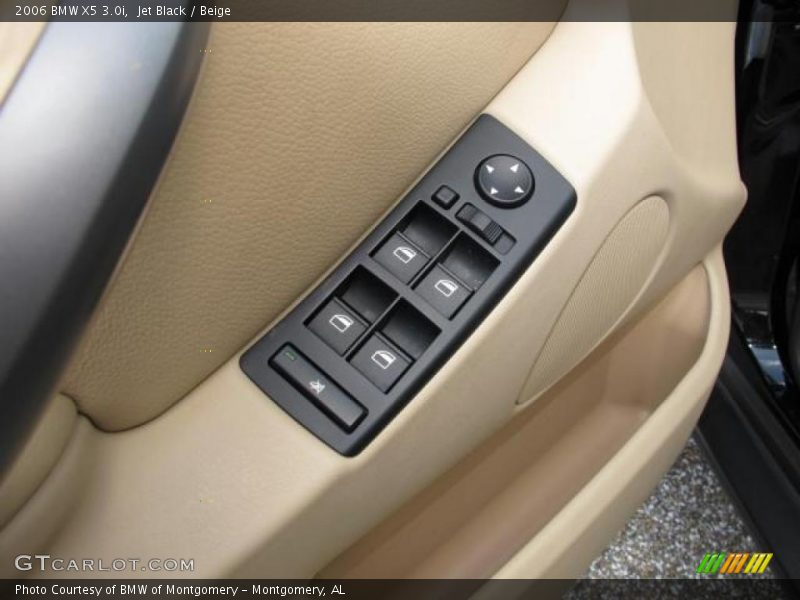 Jet Black / Beige 2006 BMW X5 3.0i