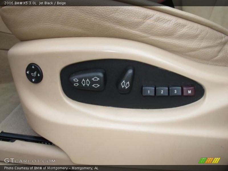 Jet Black / Beige 2006 BMW X5 3.0i