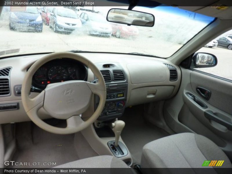 Dashboard of 2002 Accent GL Sedan