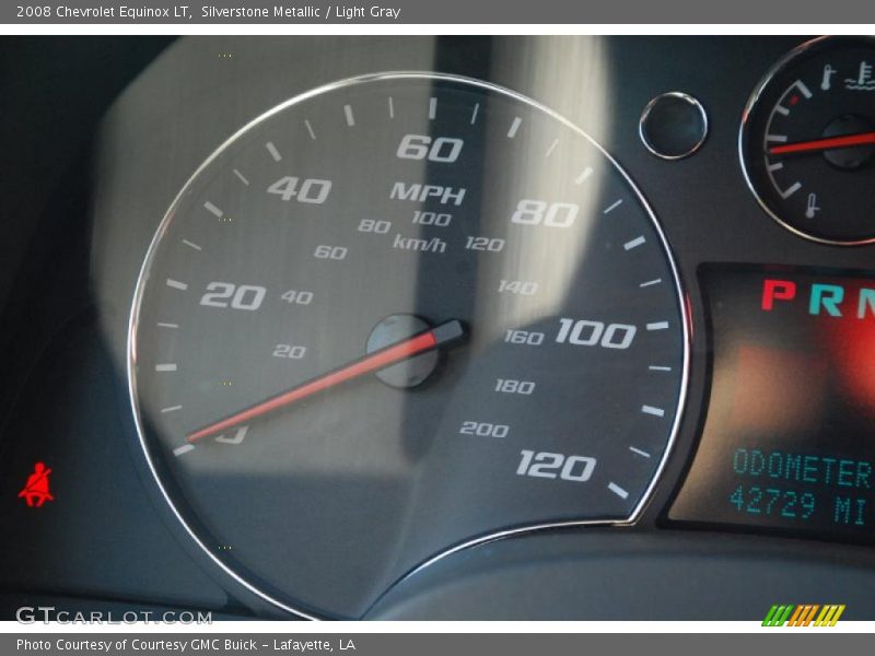 Silverstone Metallic / Light Gray 2008 Chevrolet Equinox LT