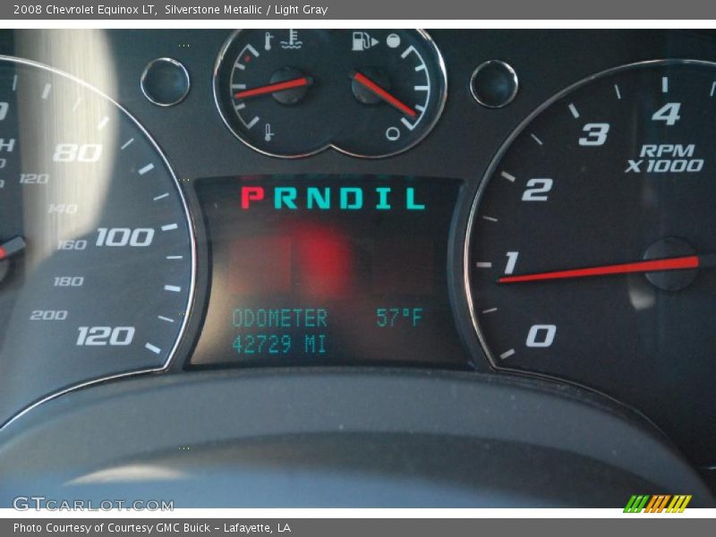 Silverstone Metallic / Light Gray 2008 Chevrolet Equinox LT
