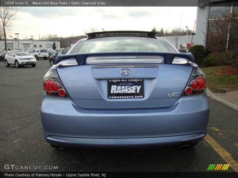 Wave Line Blue Pearl / Dark Charcoal Gray 2008 Scion tC