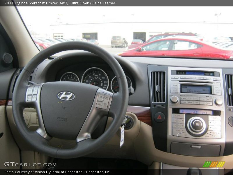 Dashboard of 2011 Veracruz Limited AWD