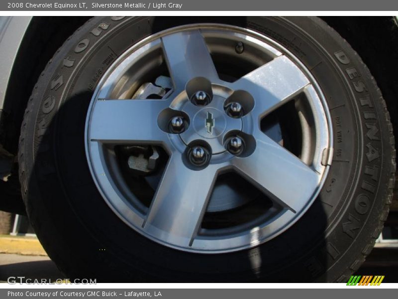 Silverstone Metallic / Light Gray 2008 Chevrolet Equinox LT