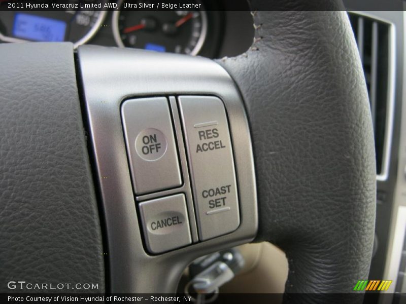 Controls of 2011 Veracruz Limited AWD