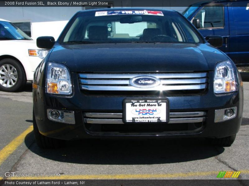 Black Ebony / Medium Light Stone 2008 Ford Fusion SEL