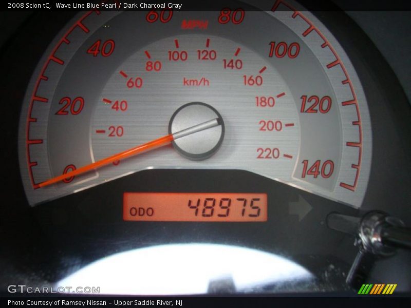 Wave Line Blue Pearl / Dark Charcoal Gray 2008 Scion tC