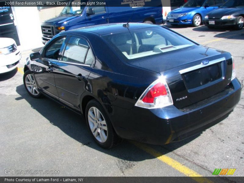 Black Ebony / Medium Light Stone 2008 Ford Fusion SEL