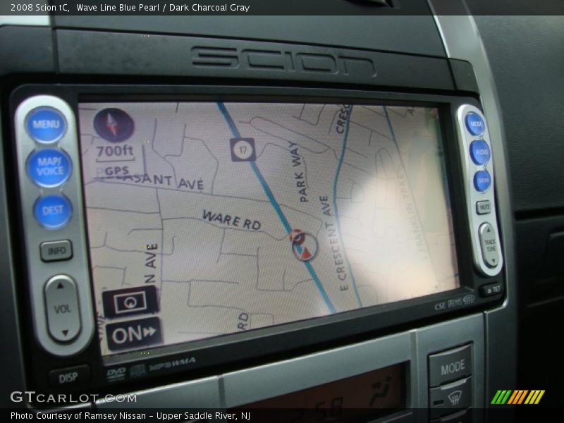 Wave Line Blue Pearl / Dark Charcoal Gray 2008 Scion tC