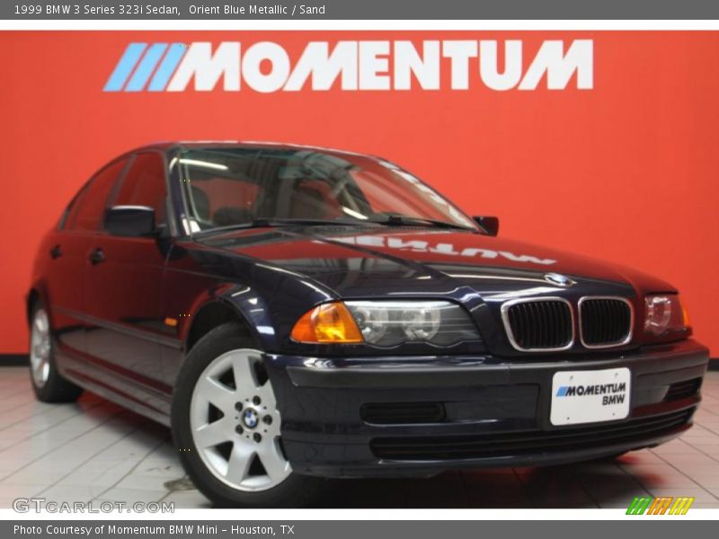 Orient Blue Metallic / Sand 1999 BMW 3 Series 323i Sedan