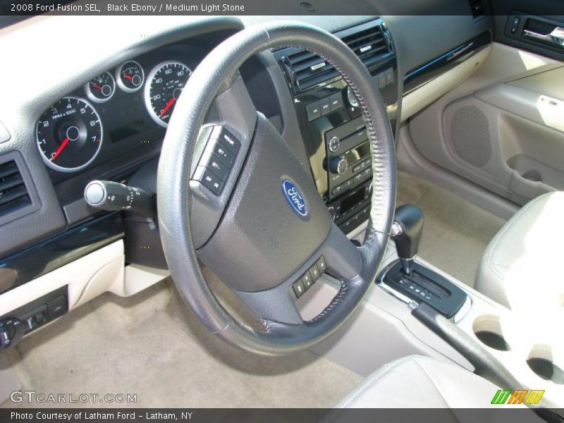Black Ebony / Medium Light Stone 2008 Ford Fusion SEL