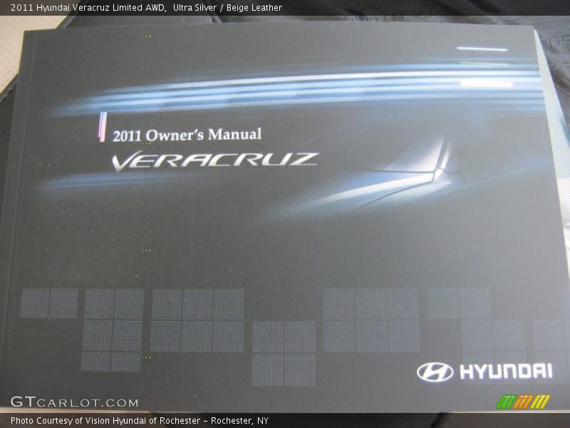 Ultra Silver / Beige Leather 2011 Hyundai Veracruz Limited AWD