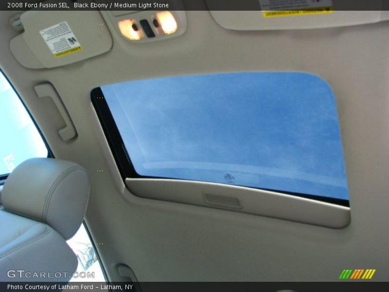 Black Ebony / Medium Light Stone 2008 Ford Fusion SEL